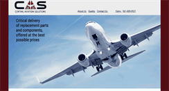 Desktop Screenshot of centralaviationsolutions.com